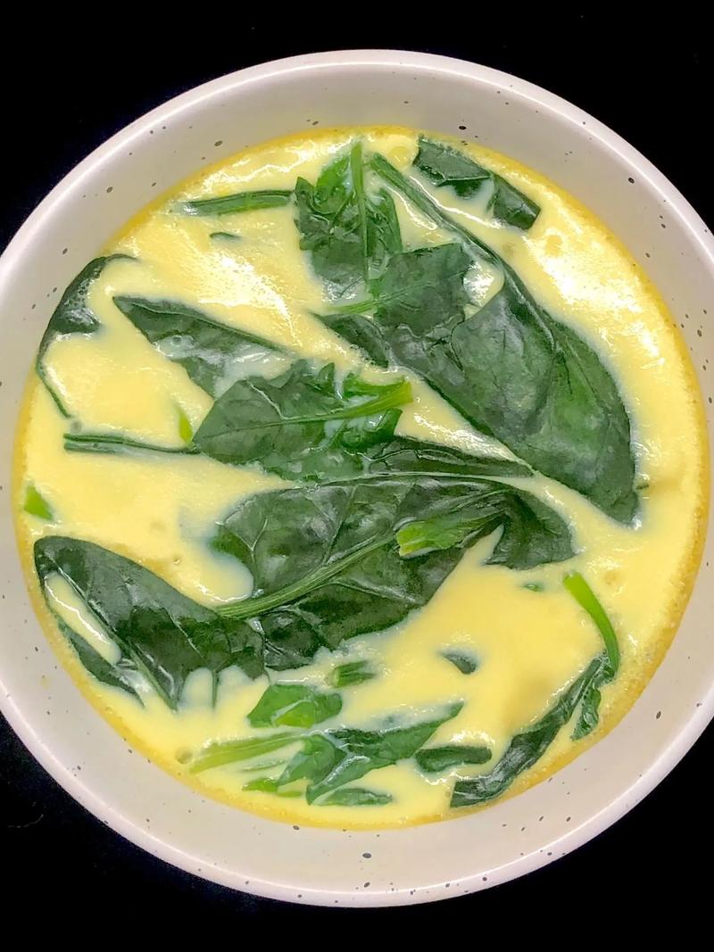 菠菜蒸鸡蛋怎么做才好吃又嫩滑？-图2