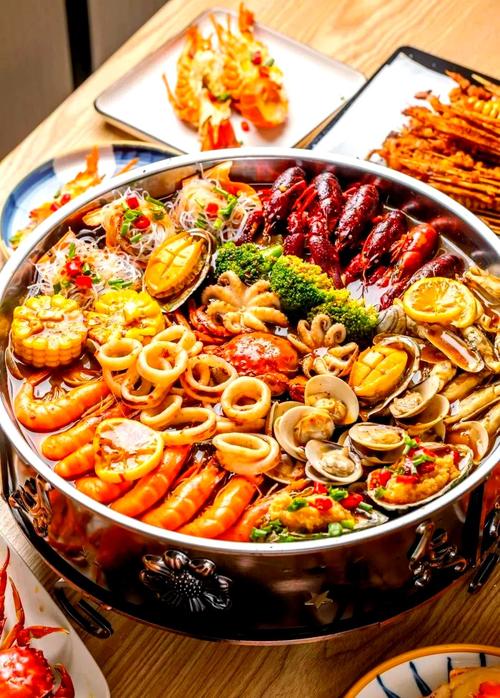 海鲜大拼盘造型图片,怎么拼才好看?-图1 海鲜大拼盘造型图片,怎么拼才好看?-图1