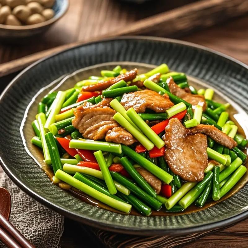 蒜苔猪肉怎么做才下饭？-图3