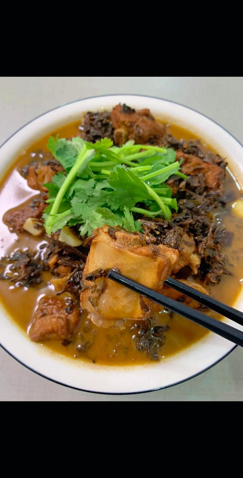 排骨菜干怎么做才够香入味？-图2