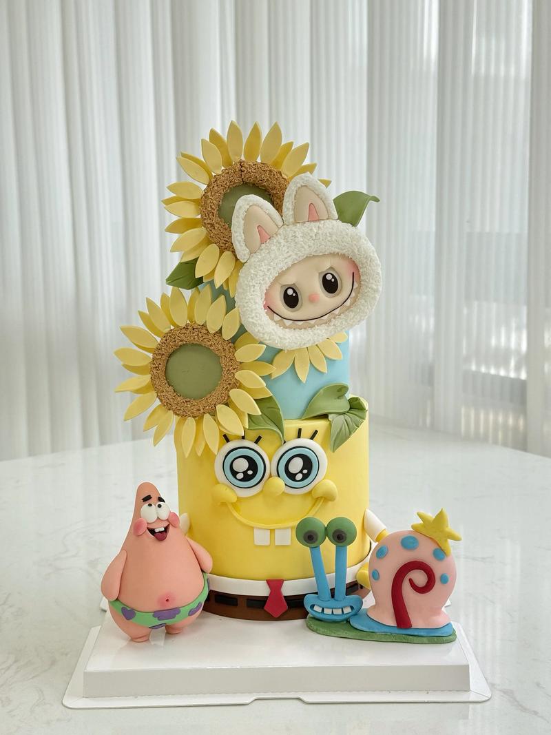 海绵宝宝蛋糕大全可爱-图3