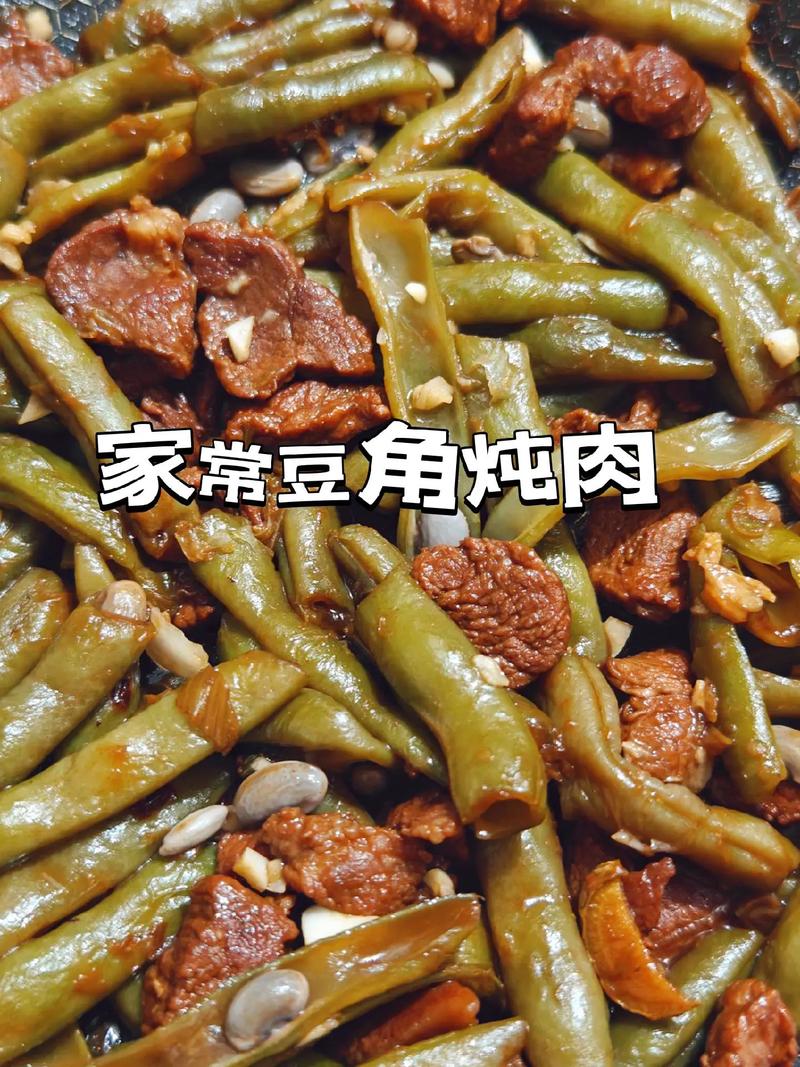 家常肉炖豆角的做法大全-图1
