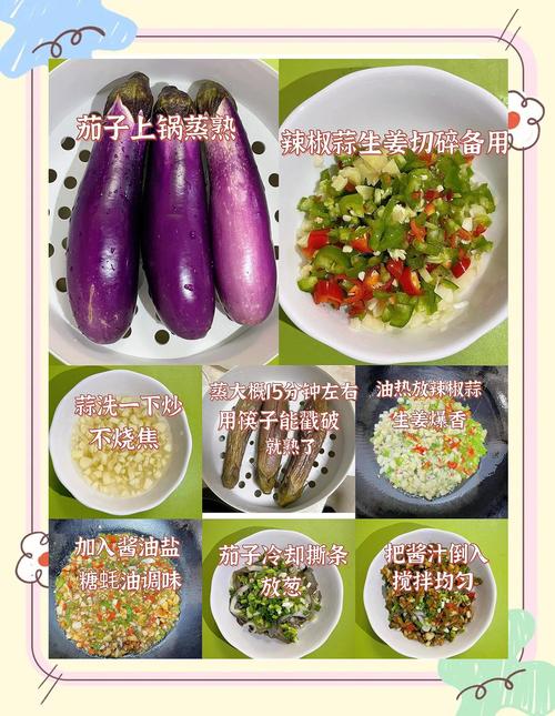 蒸圆茄子的做法大全家常-图1