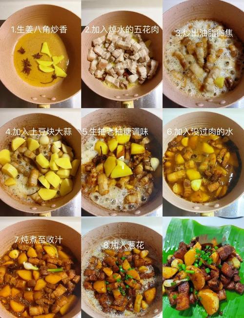 红焖肉炖土豆怎么做才软糯入味？-图2