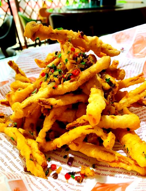 椒盐海鲜菇怎么做？-图1