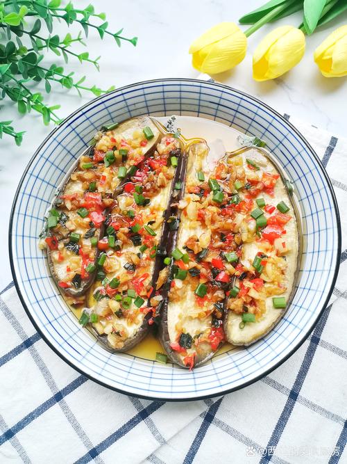 海鲜蒸茄子的做法大全-图2