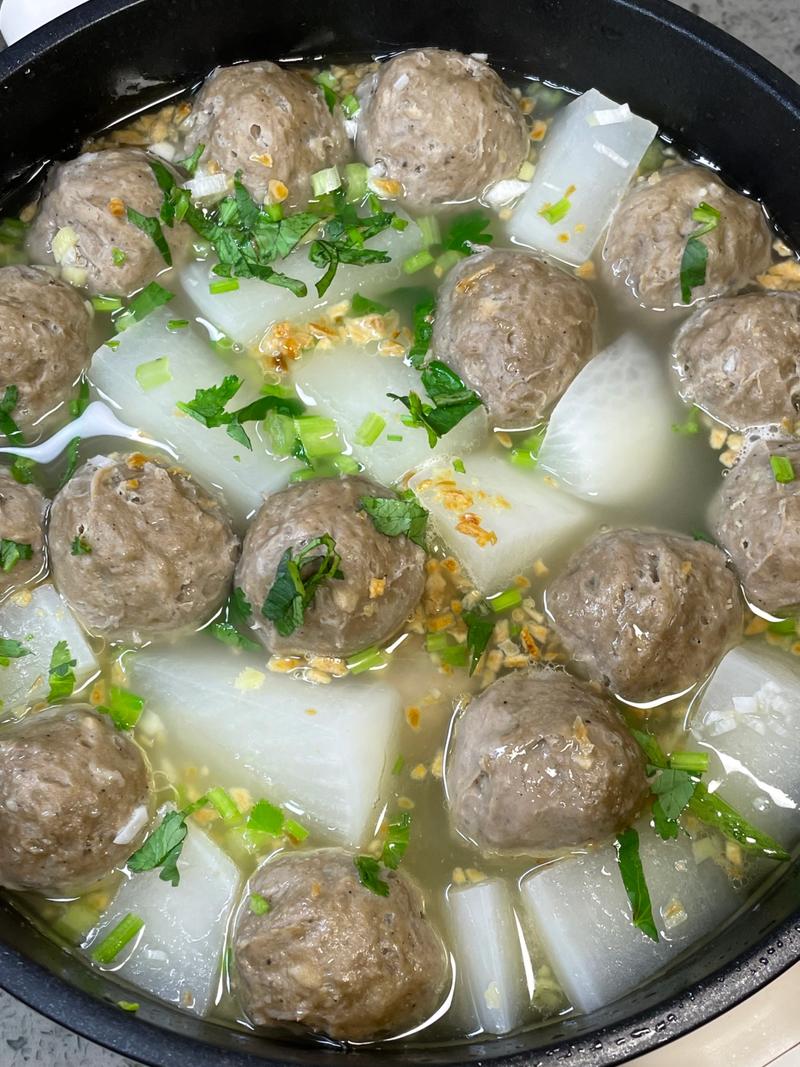 白萝卜丸子汤怎么做？家常做法简单吗？-图3