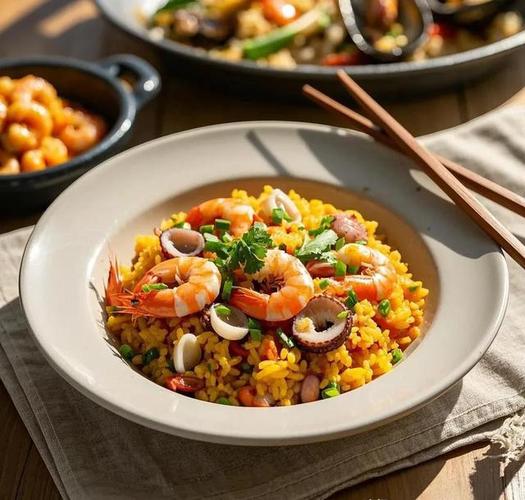 海鲜炒饭放西红花？有什么讲究？-图1