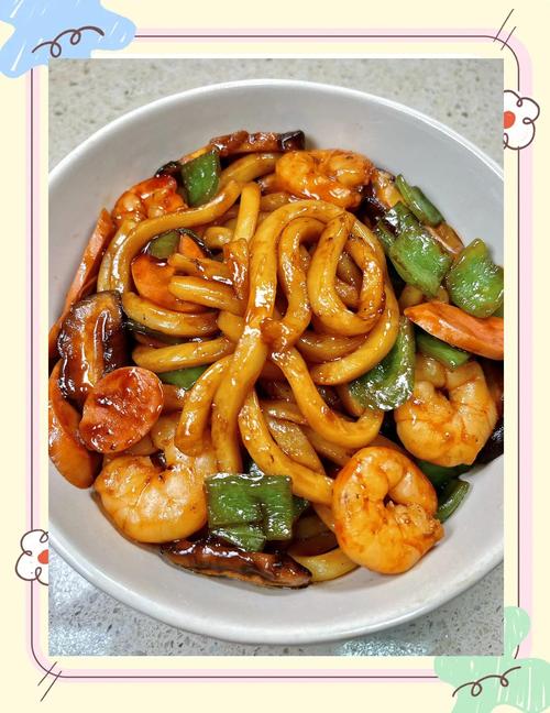 铁板海鲜乌冬面的做法-图2