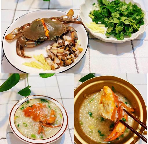 螃蟹海鲜粥怎么煮才鲜甜入味？-图3