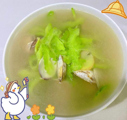 苦瓜海鲜汤怎么做？-图1