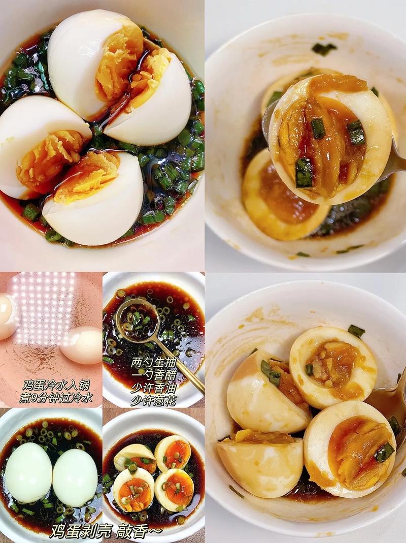 白煮鸡蛋配管海鲜酱油-图1