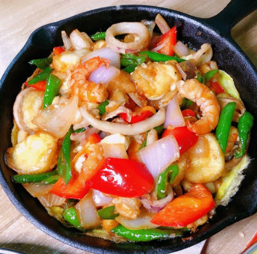 铁板海鲜日本豆腐怎么做?-图2 铁板海鲜日本豆腐怎么做?-图2