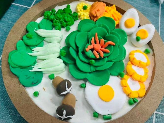 橡皮泥手工制作家常菜-图1