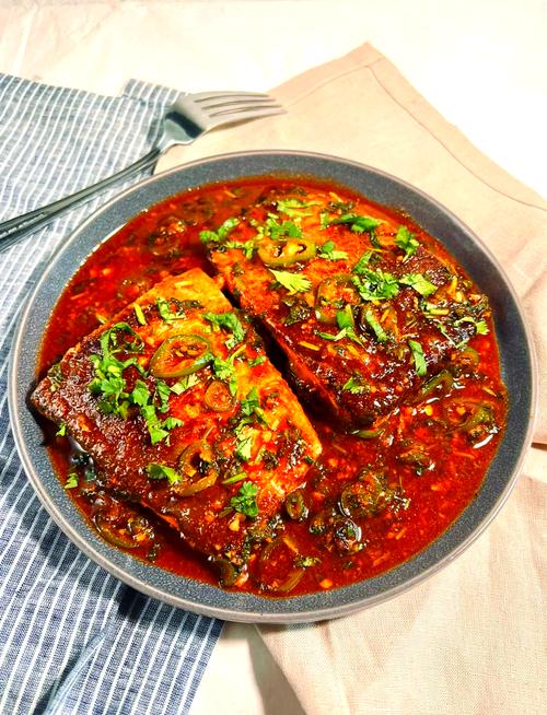 家常炖三文鱼怎么做才好吃？-图1