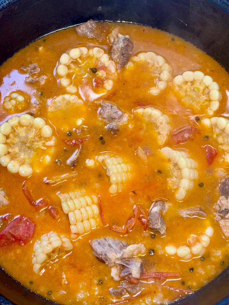 排骨玉米西红柿海鲜菇，鲜味如何融合？-图2