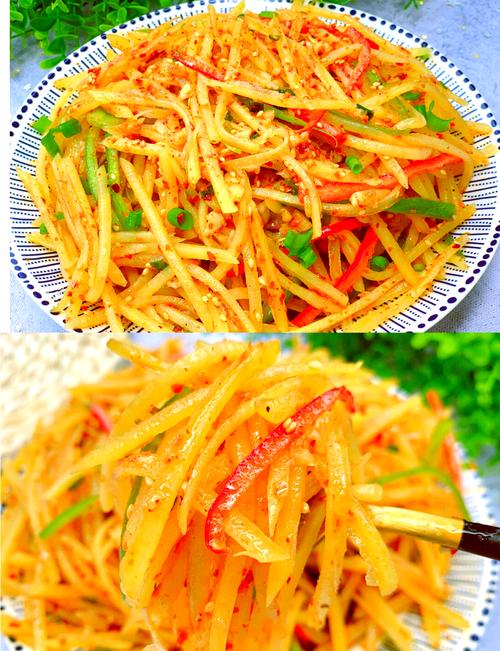 醋溜土豆丝家常做法关键在哪？-图2