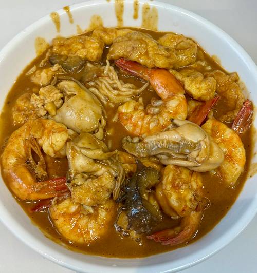 咖喱海鲜意面是什么神仙组合？-图1