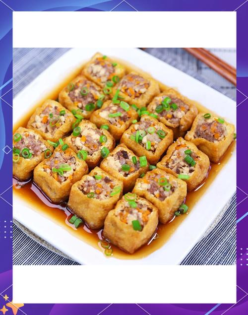 老豆腐塞肉的家常做法-图3