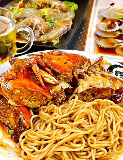 晚餐 爆炒海鲜酱拌面-图1