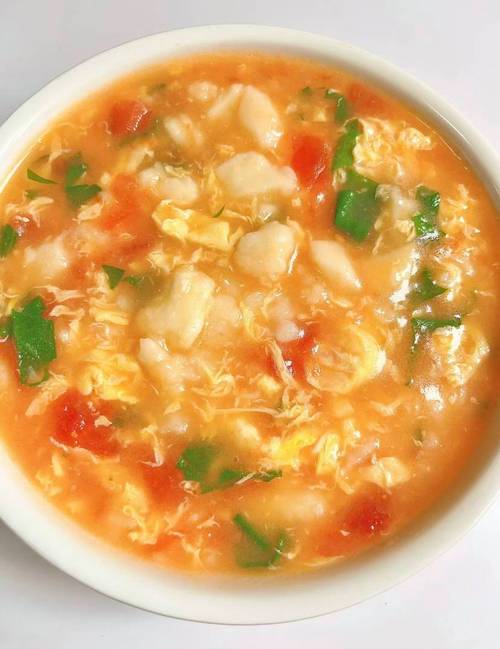 西红柿海鲜疙瘩汤怎么做好看又入味？-图1