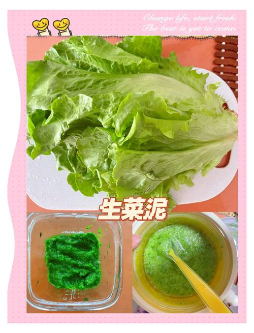 宝宝辅食生菜泥的做法-图1