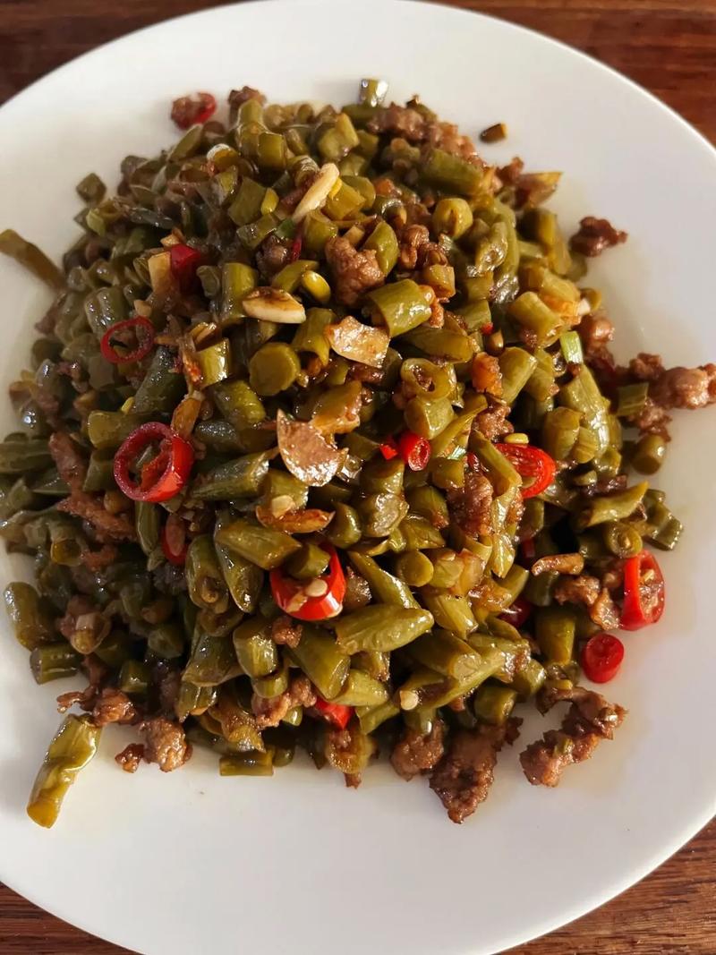 家常酸豆角怎么做？-图1